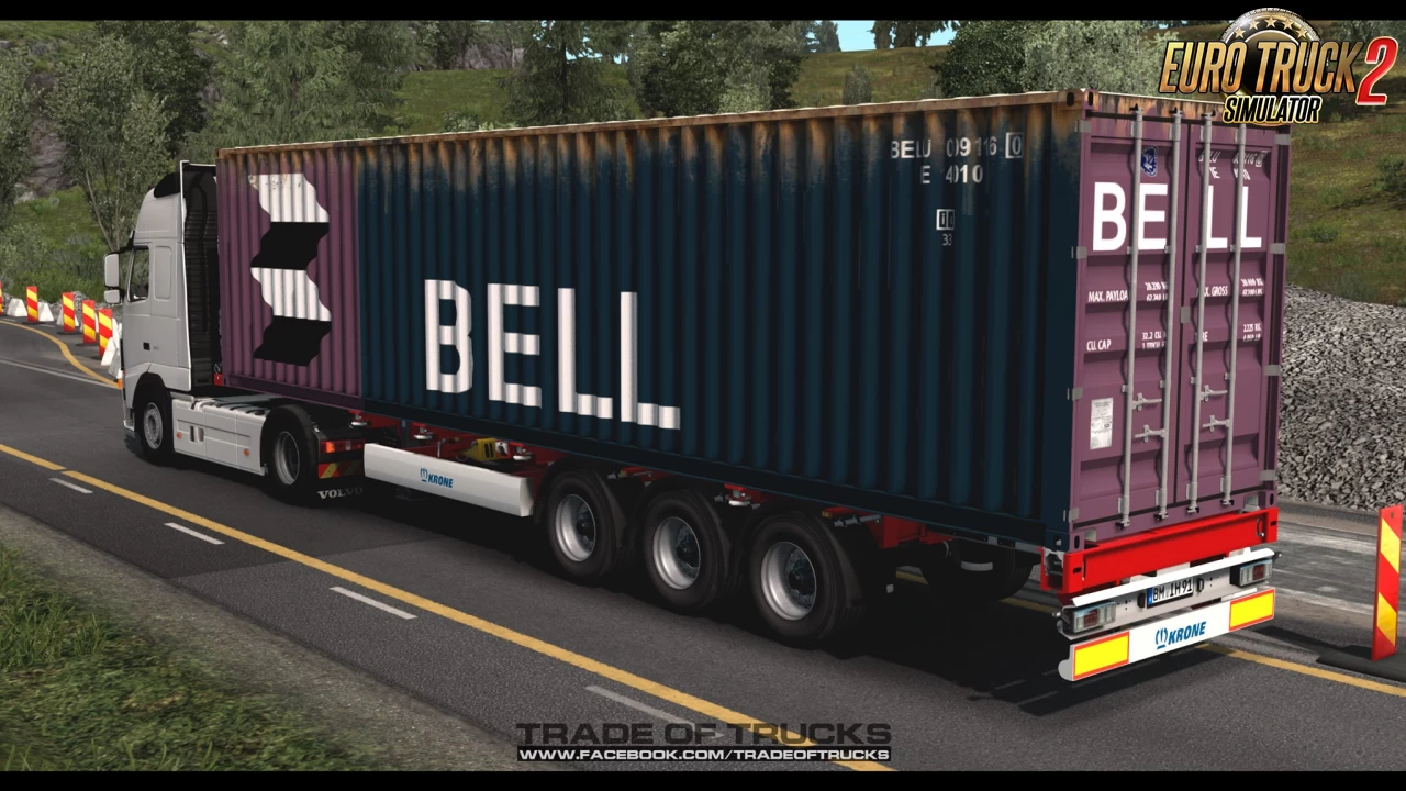 Krone SDC27 Trailer v4.3 by Trade of Trucks (1.53.x) for ETS2