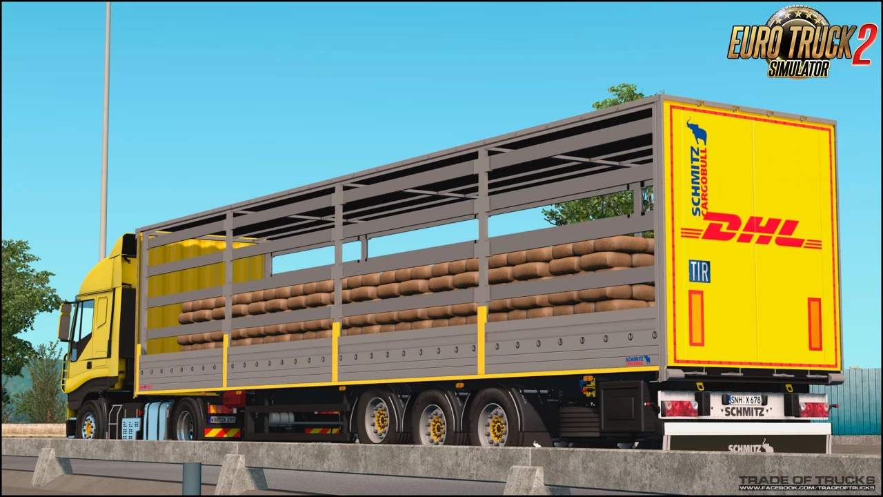 Schmitz Pack Trailers v19.0 by Trade of Trucks (1.39.x) for ETS2