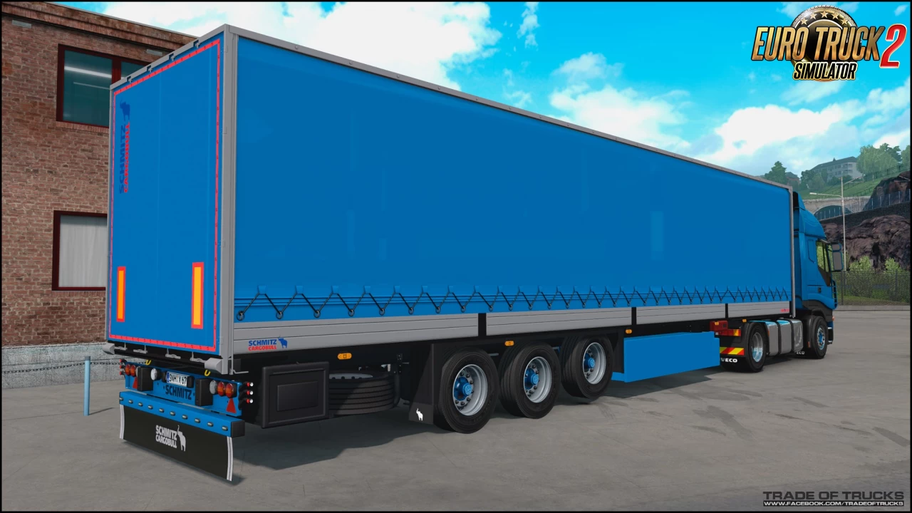 Schmitz Pack Trailers v19.0 by Trade of Trucks (1.39.x) for ETS2