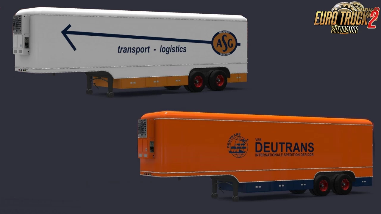 Trailer Kassbohrer v1.18 for Volvo F88 (1.53.x) for ETS2