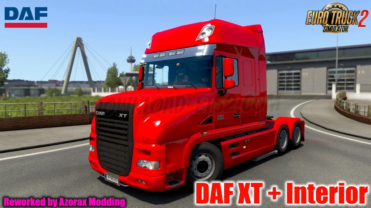 DAF XT + Interior v1.5.1 Reworked by Azorax Modding (1.43.x)