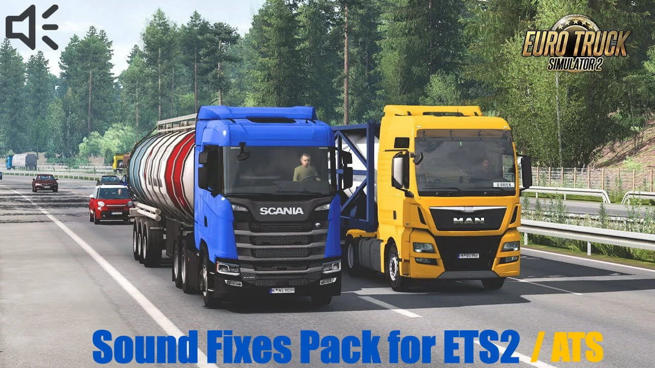 Sound Fixes Pack v22.96 for ATS and ETS2 (1.46.x)