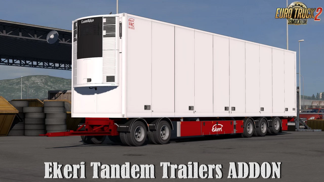Ekeri Tandem Trailers ADDON v2.3.4 by Kast (1.44.x) for ETS2