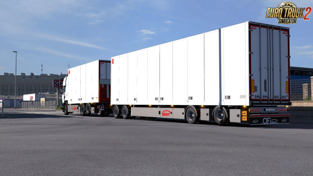 Ekeri Tandem Trailers ADDON v2.3.4 by Kast (1.44.x) for ETS2