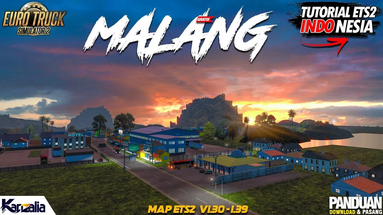 Malang Map v1.7 (1.42.x) for ETS2