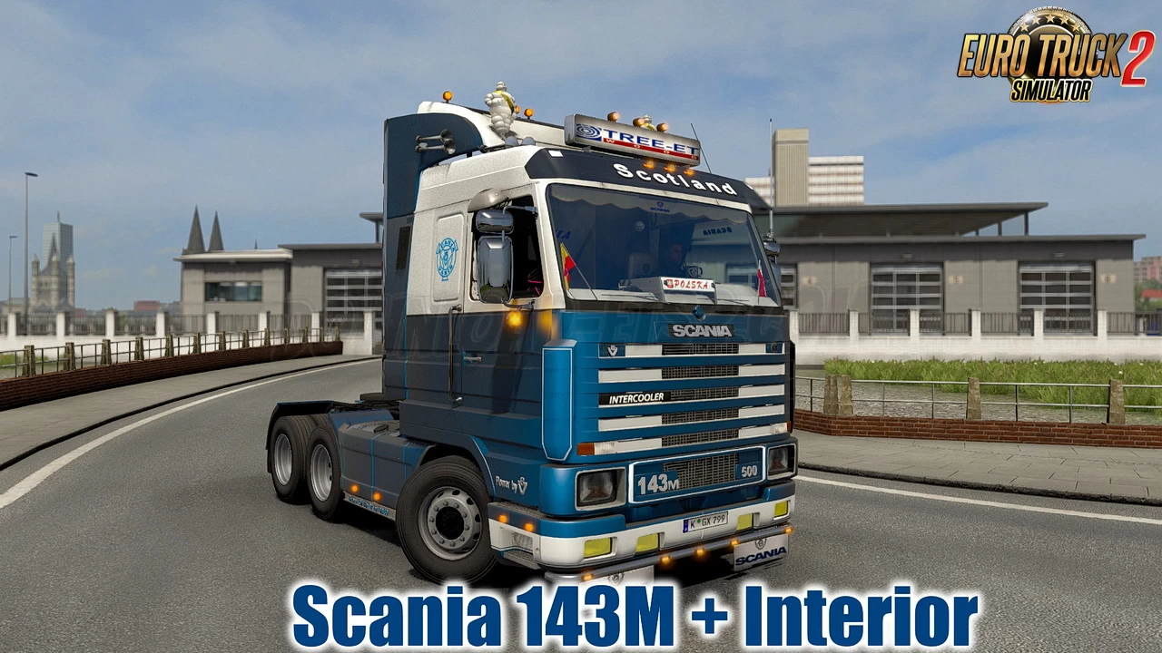 Scania 143M + Interior v6.5 By Ekualizer (1.58.x) for ETS2