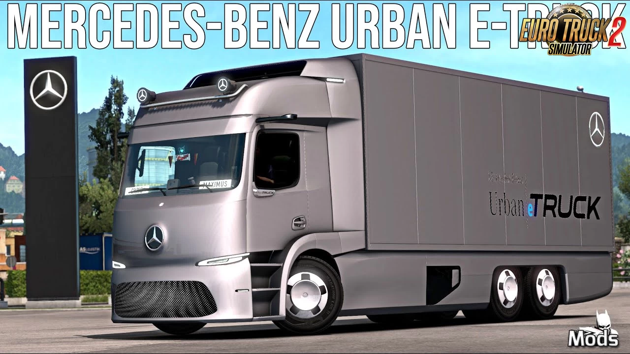 Mercedes-Benz Urban eTruck + Interior v2.0 (1.54.x) for ETS2