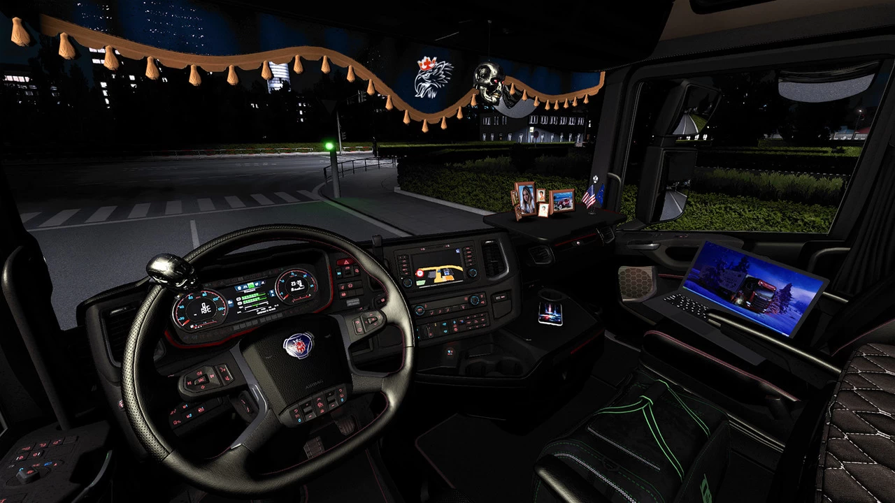 Dark Interior Scania S/R 2016 Pack v1.0 (1.39.x) for ETS2