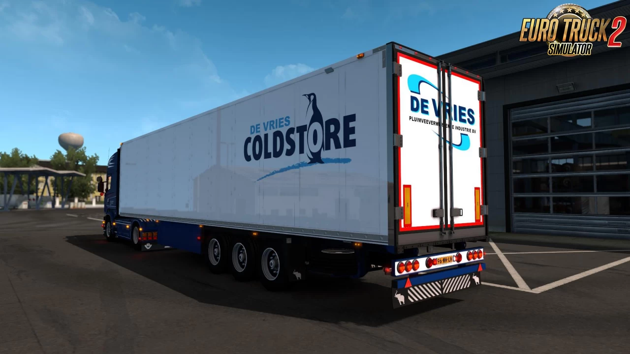 Scania R580 DE Vries Edition + Trailer v1.0 (1.39.x) for ETS2