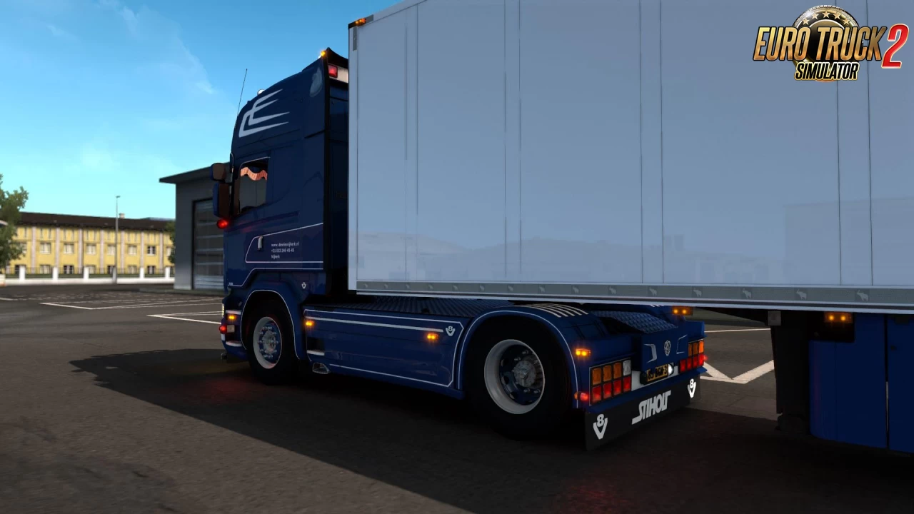 Scania R580 DE Vries Edition + Trailer v1.0 (1.39.x) for ETS2