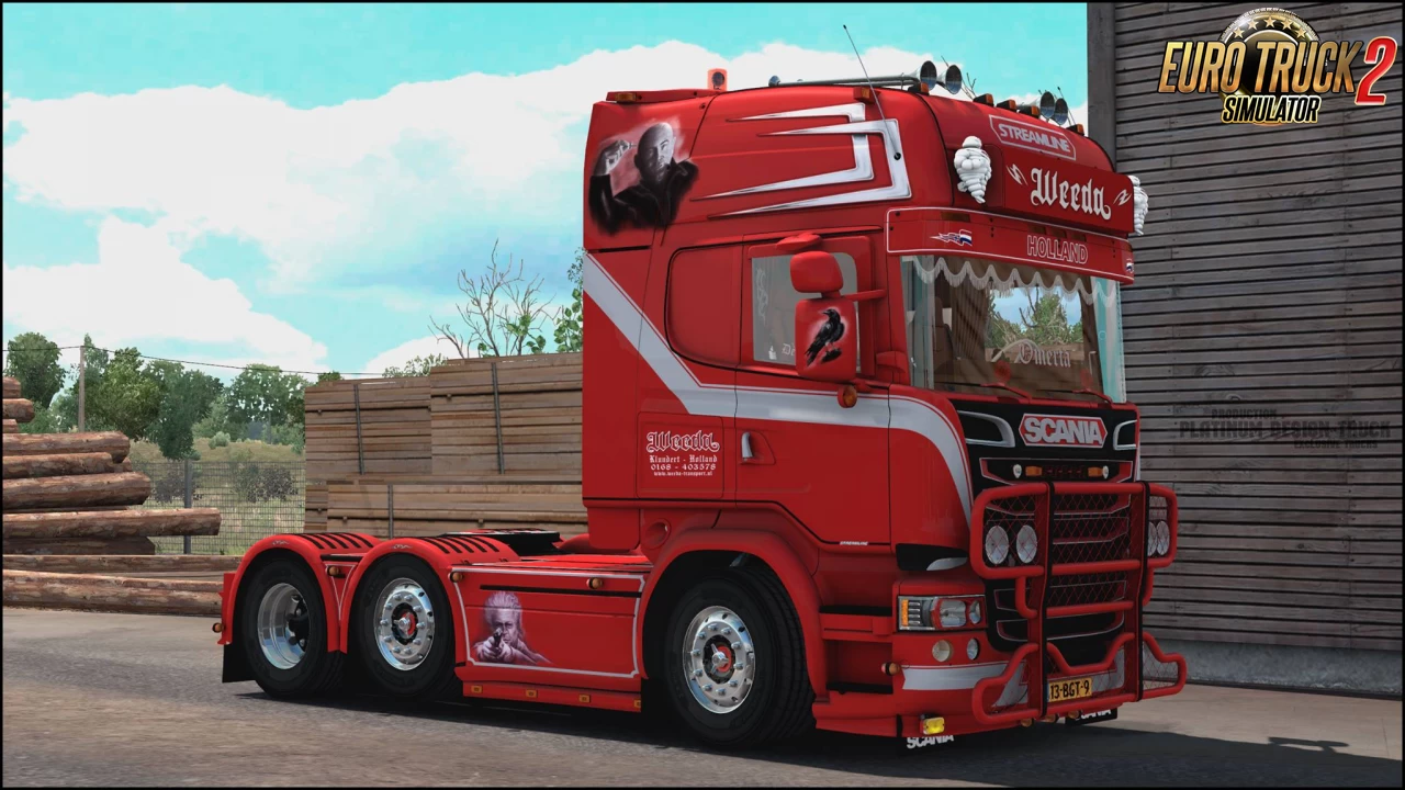 Scania R500 Weeda Penoza Edition v5.3 (1.43.x) for ETS2