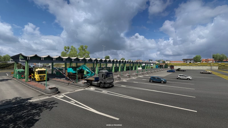Iberia DLC: Tollgates and Toll Roads for ETS2