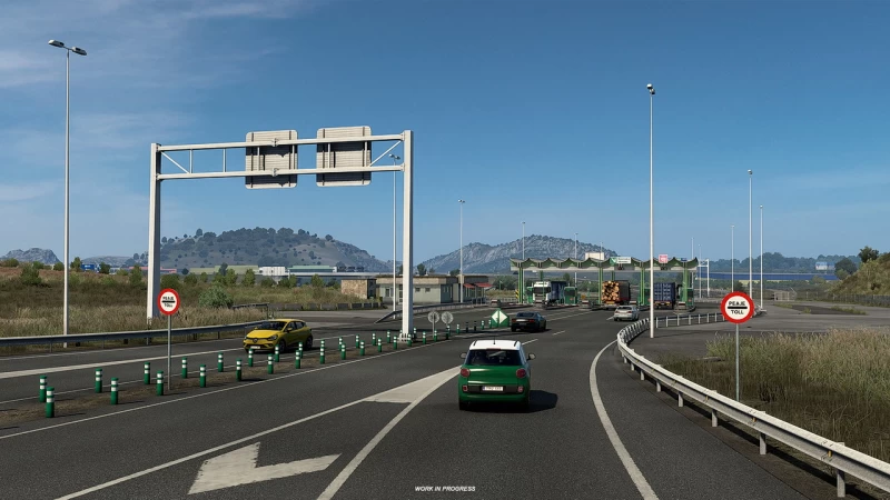 Iberia DLC: Tollgates and Toll Roads for ETS2