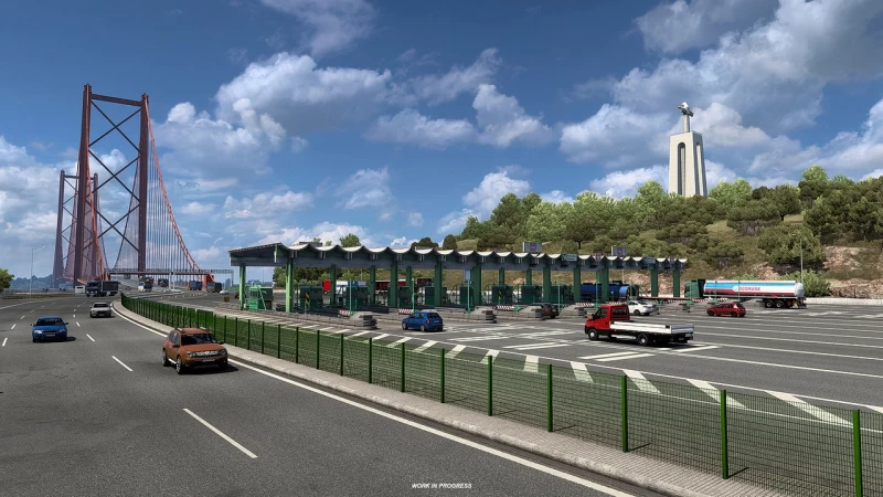 Iberia DLC: Tollgates and Toll Roads for ETS2