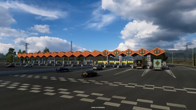 Iberia DLC: Tollgates and Toll Roads for ETS2