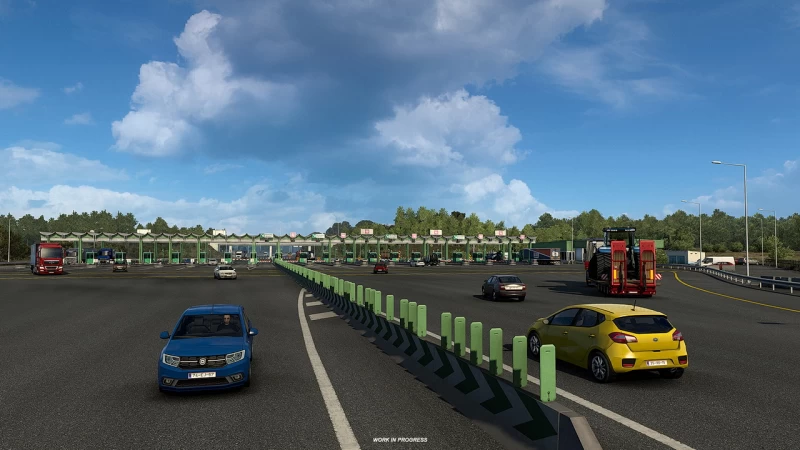 Iberia DLC: Tollgates and Toll Roads for ETS2