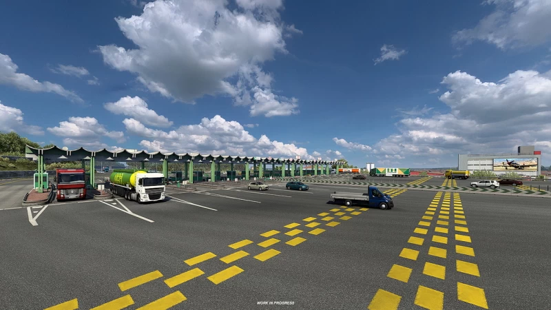 Iberia DLC: Tollgates and Toll Roads for ETS2