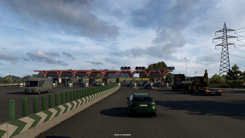 Iberia DLC: Tollgates and Toll Roads for ETS2