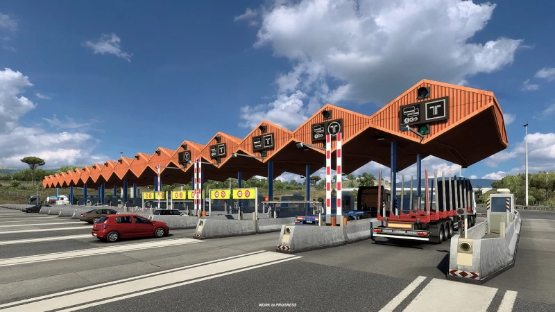 Iberia DLC: Tollgates and Toll Roads for ETS2