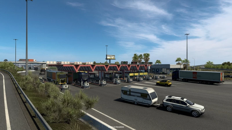 Iberia DLC: Tollgates and Toll Roads for ETS2