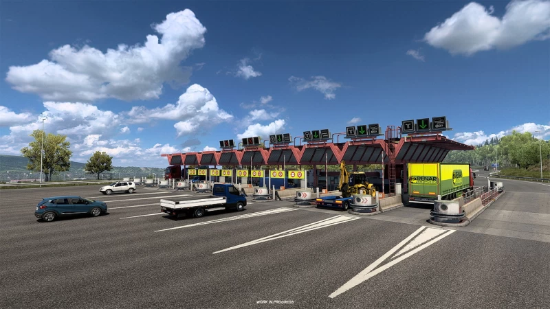 Iberia DLC: Tollgates and Toll Roads for ETS2