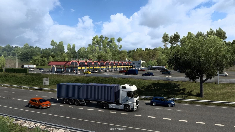 Iberia DLC: Tollgates and Toll Roads for ETS2