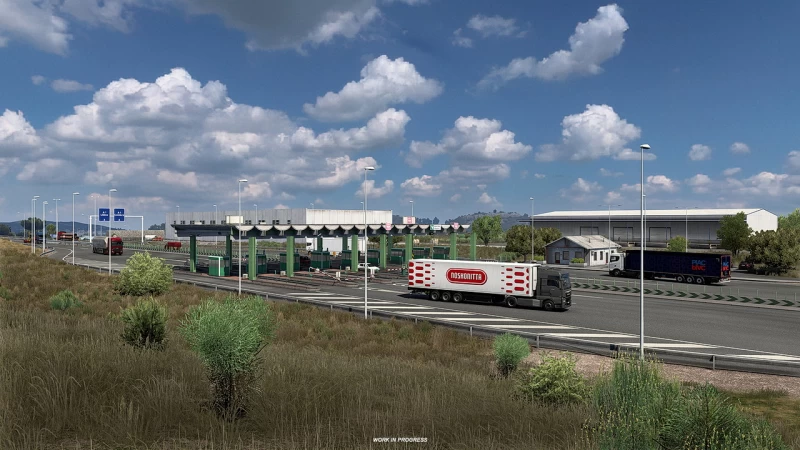 Iberia DLC: Tollgates and Toll Roads for ETS2