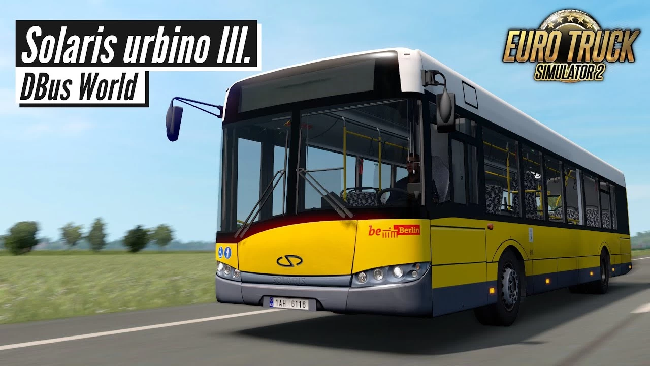 Bus Solaris Urbino III 12 BVG v2.0.19.50 (1.50.x) for ETS2