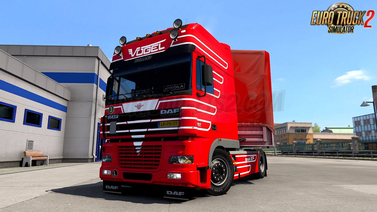 DAF XF 95 430 + Trailers v7.0 (1.39.x) for ETS2