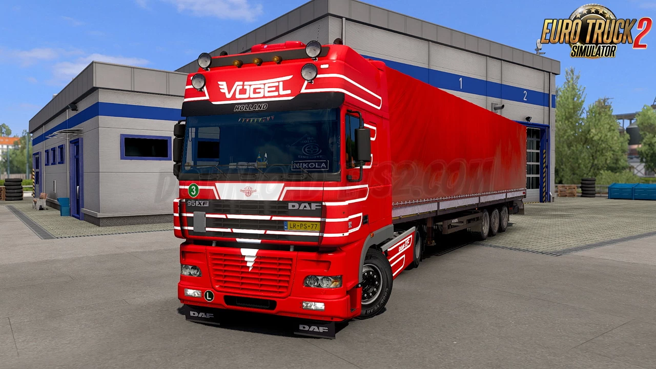 DAF XF 95 430 + Trailers v7.0 (1.39.x) for ETS2