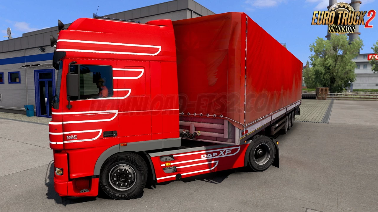 DAF XF 95 430 + Trailers v7.0 (1.39.x) for ETS2