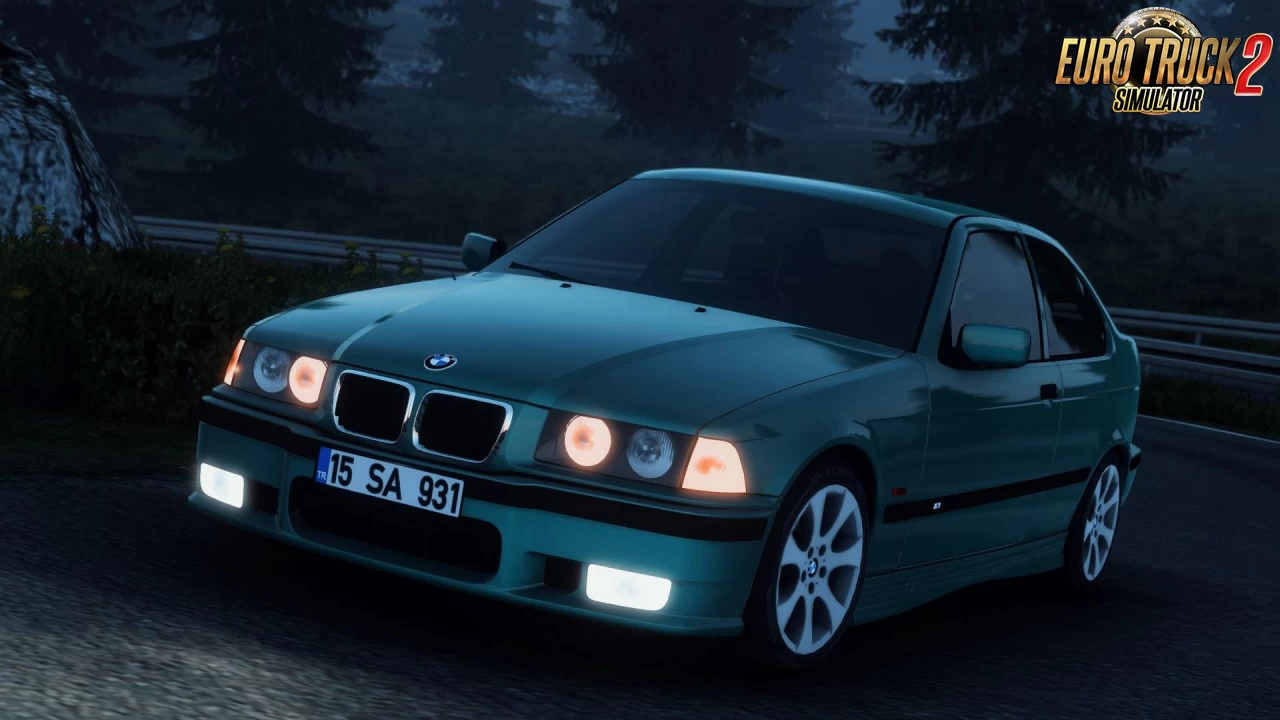 BMW E36 Compact + Interior v1R160 (1.57.x) for ETS2