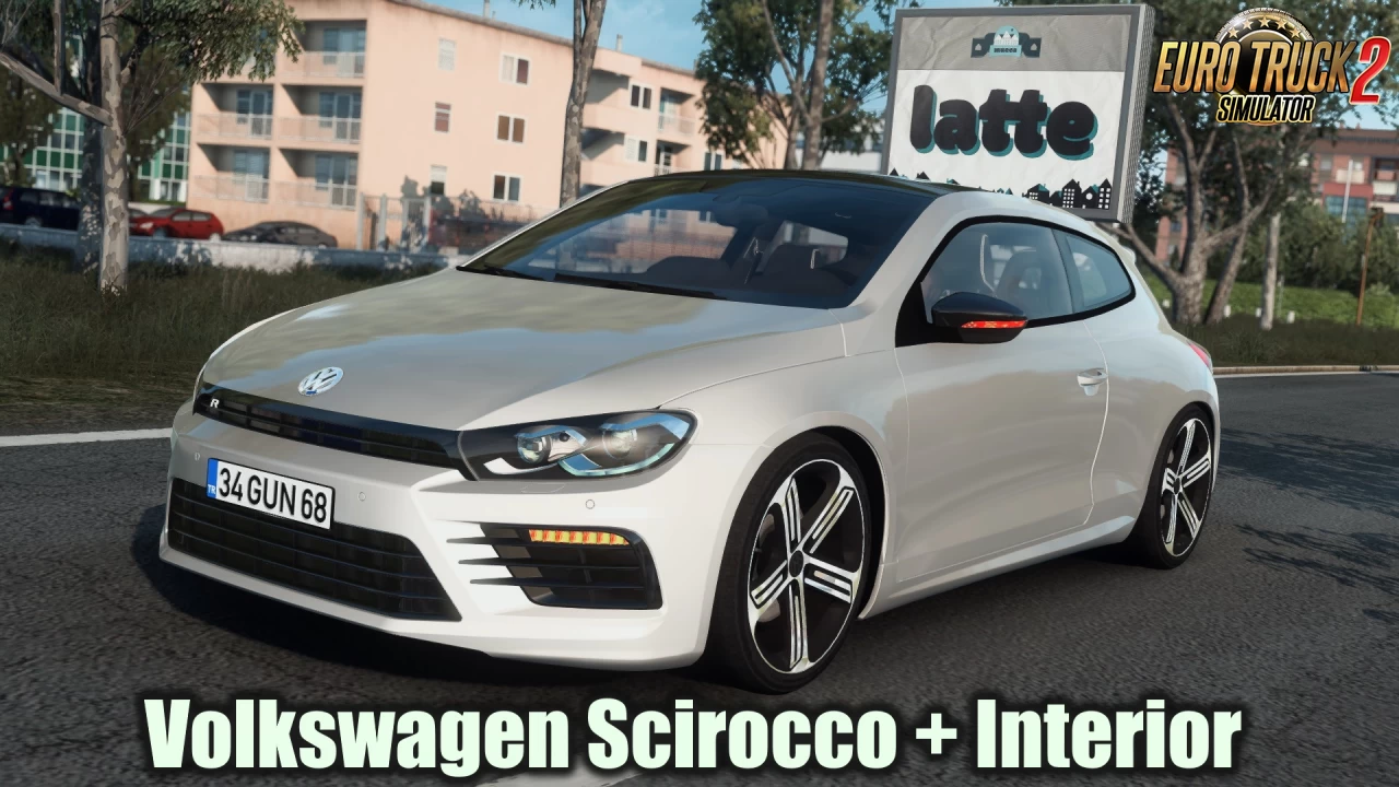 Volkswagen Scirocco + Interior v2.1 (1.46.x) for ETS2