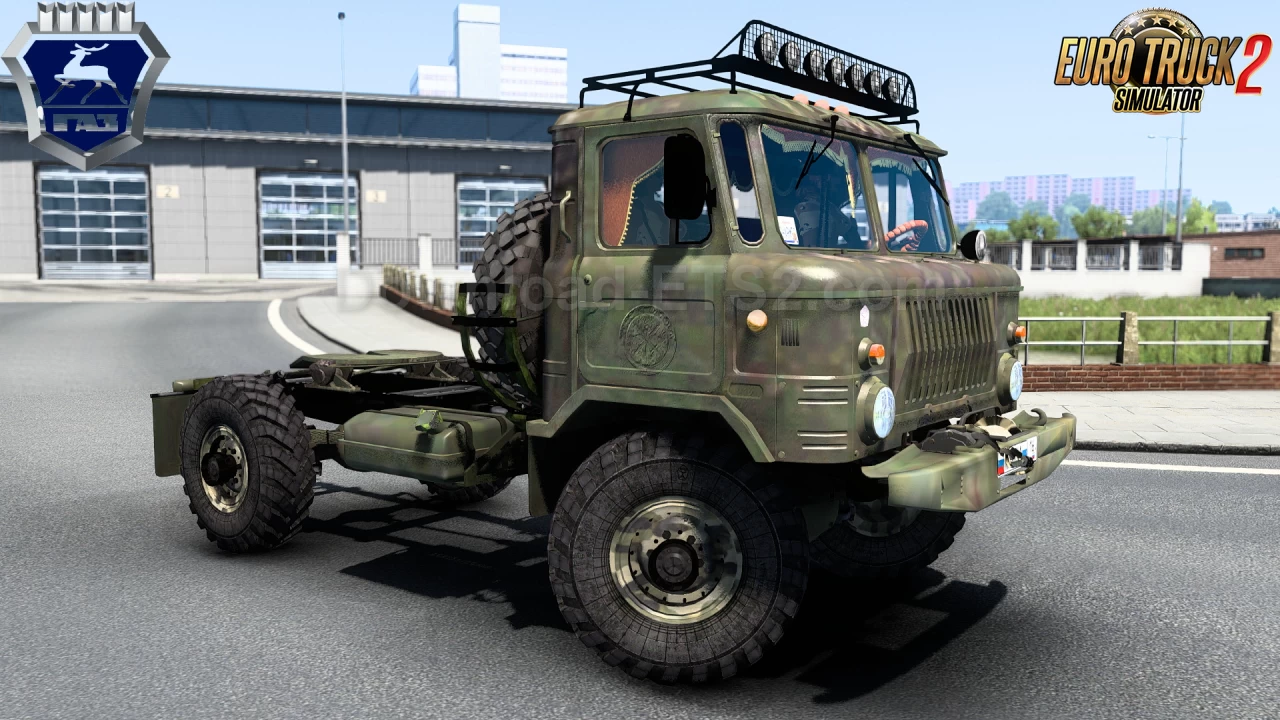 GAZ 66-12 Off-Road Truck + Interior v1.1 (1.40.x) for ETS2