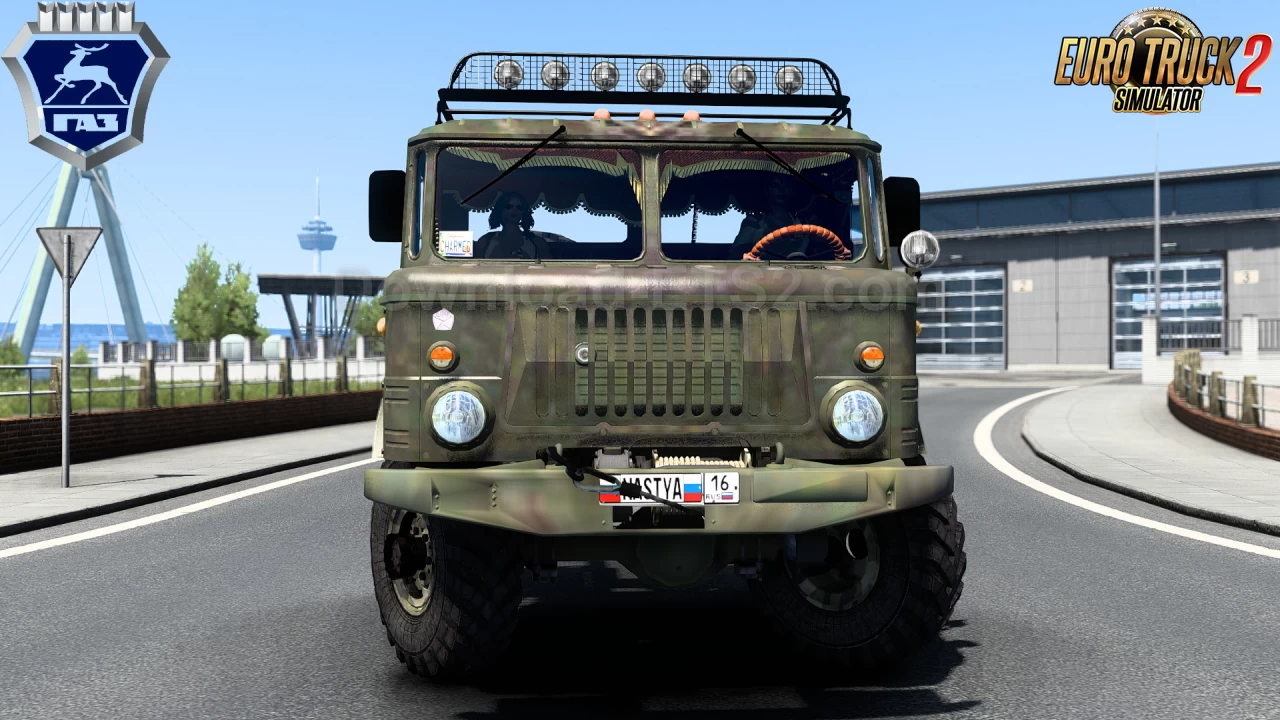 GAZ 66-12 Off-Road Truck + Interior v2.0 (1.57.x) for ETS2