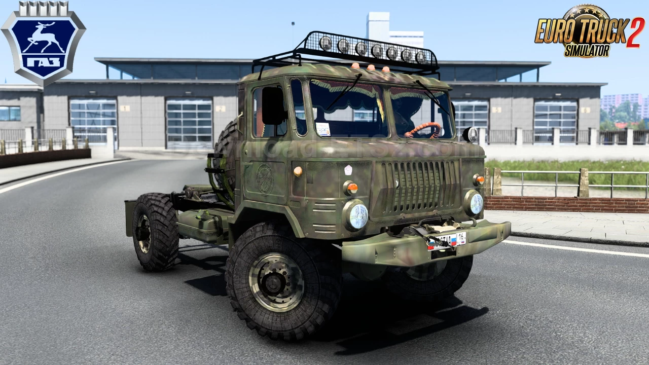 GAZ 66-12 Off-Road Truck + Interior v2.0 (1.57.x) for ETS2