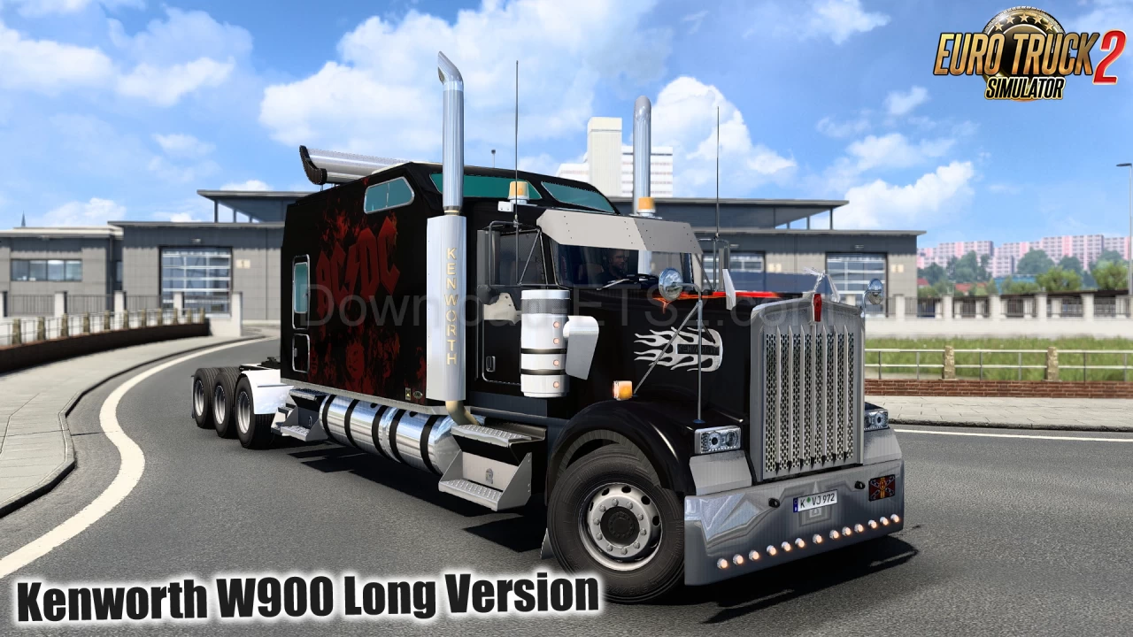 Kenworth W900 Long Version v1.6 (1.53.x) for ETS2