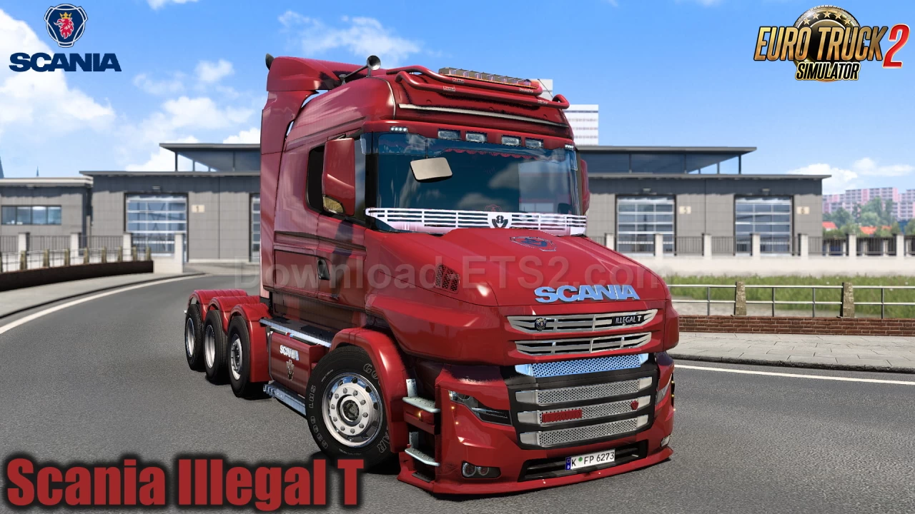 Scania Illegal T + Interior v3.3 (1.40.x) for ETS2