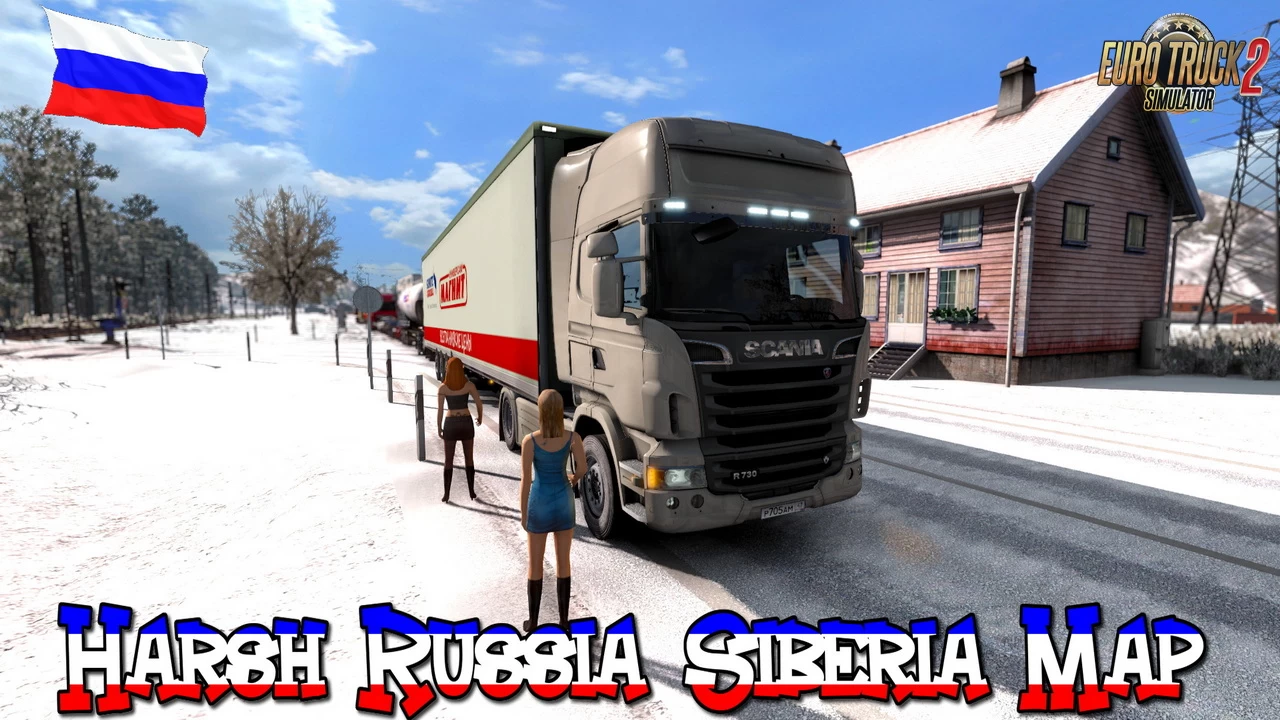 Harsh Russia Siberia Map R14 - Euro Truck Simulator 2