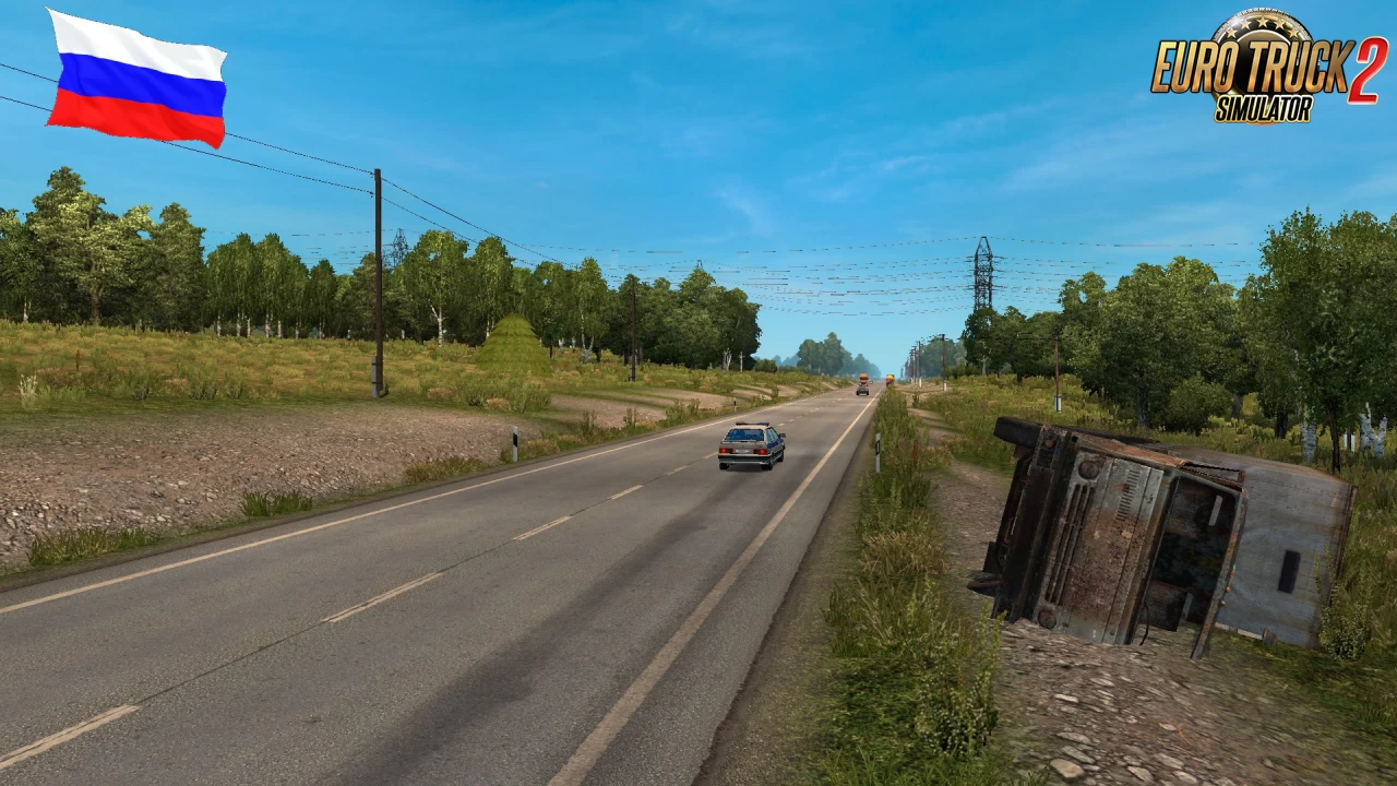Harsh Russia Siberia Map R12 (1.46.x) for ETS2