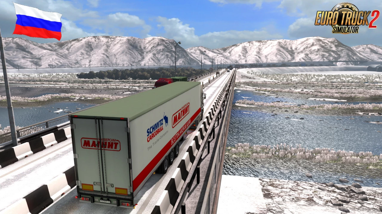 Harsh Russia Siberia Map R12 (1.46.x) for ETS2