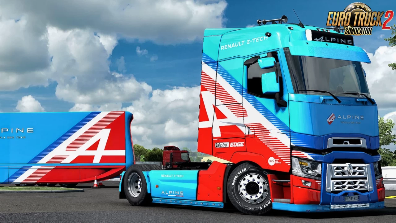 Alpine F1 Team 2021 Combo Skin Pack v1.0 (1.40.x) for ETS2