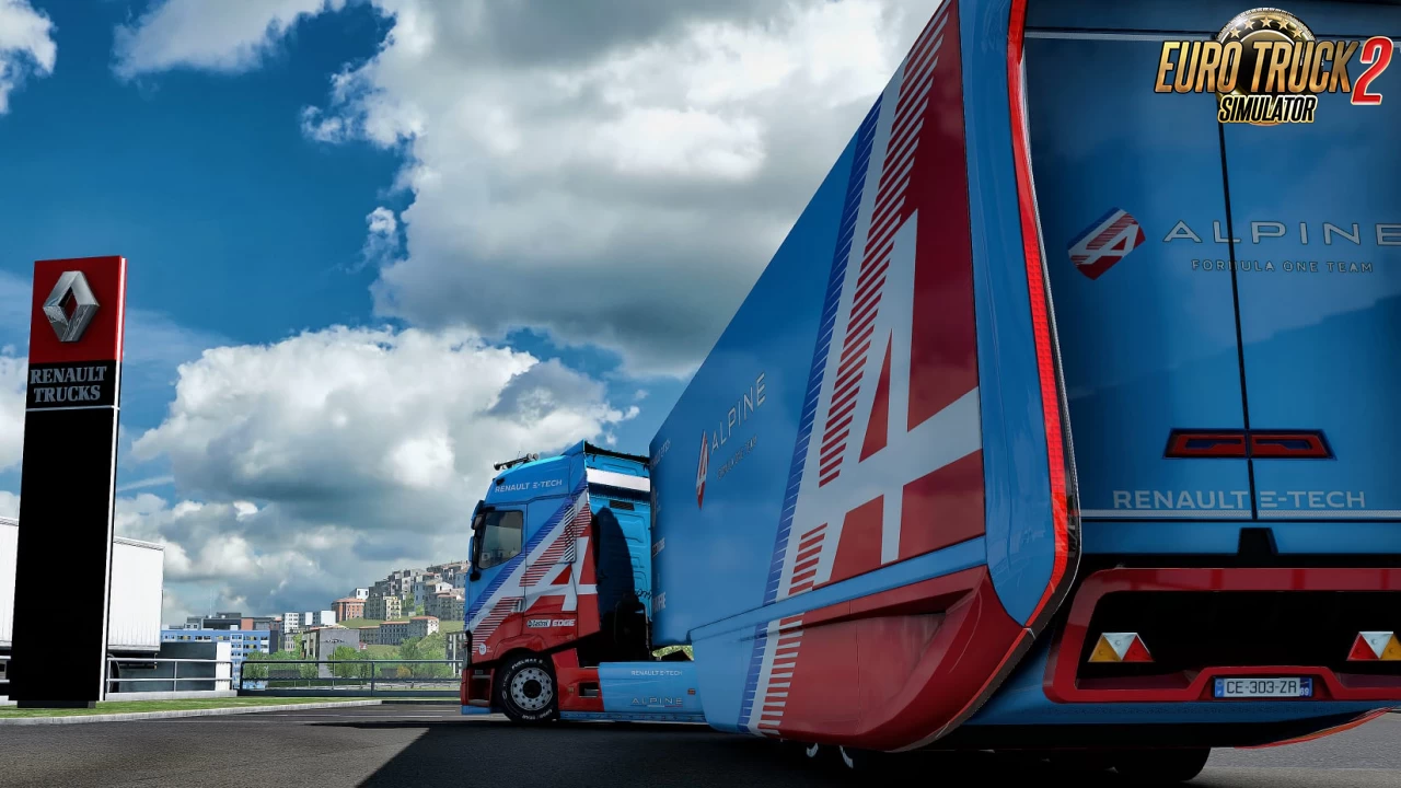 Alpine F1 Team 2021 Combo Skin Pack v1.0 (1.40.x) for ETS2