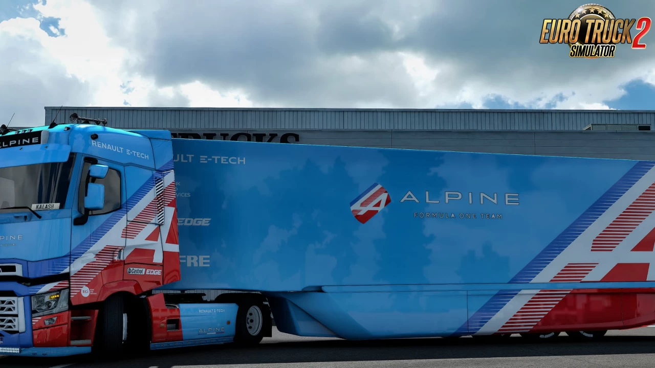 Alpine F1 Team 2021 Combo Skin Pack v1.0 (1.40.x) for ETS2