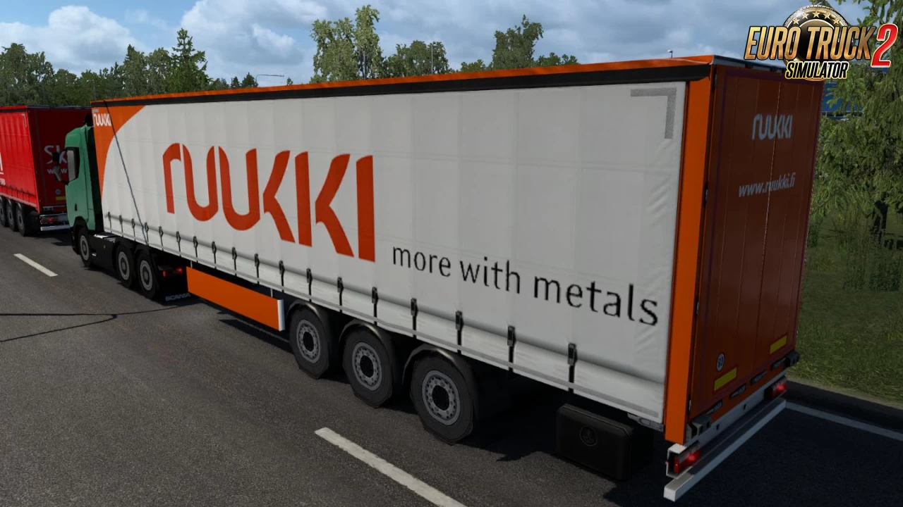 Finnish Ai Trailers Pack v4.0 by Nissantruck (1.43.x) for ETS2