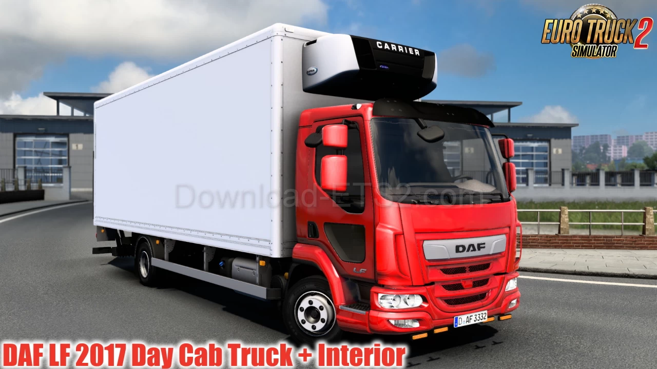 DAF LF 2017 Day Cab Truck + Interior v1.0 (1.40.x) for ETS2