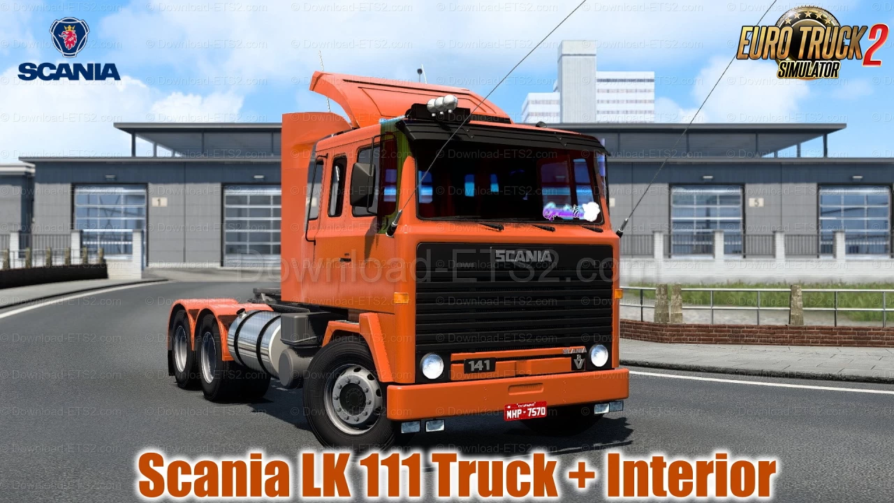 Scania LK 111 Truck + Interior v1.3 (1.43.x) for ETS2