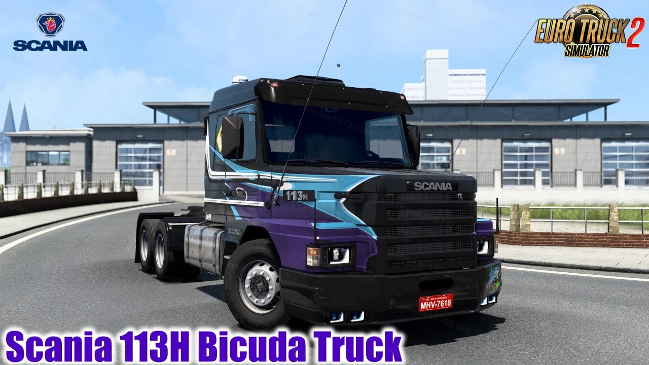 Scania 113H Bicuda Truck + Interior v1.0 (1.40.x) for ETS2