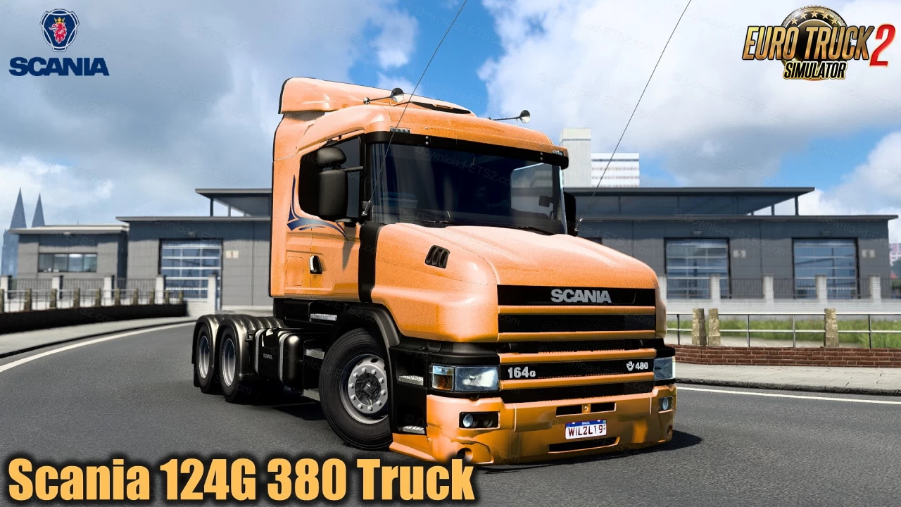 Scania 124G 380 Truck + Interior v1.0 (1.40.x) for ETS2