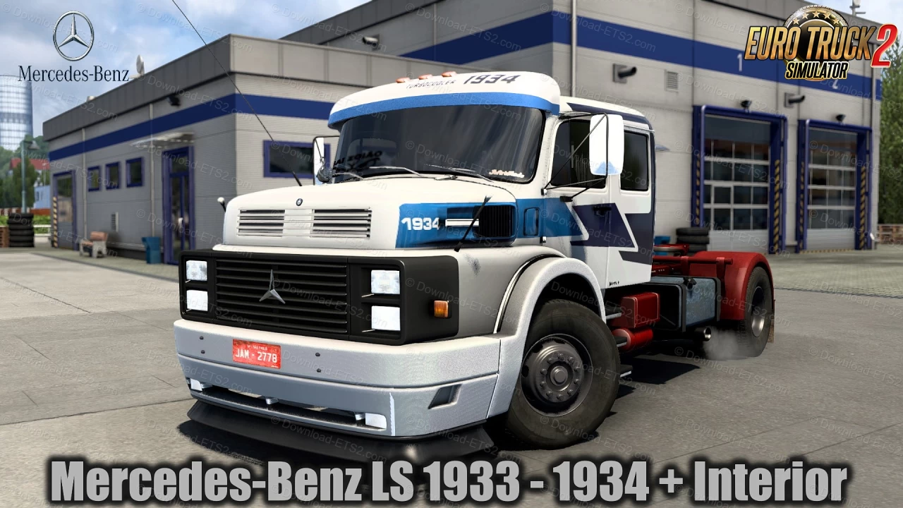 Mercedes-Benz LS 1933 - 1934 + Interior v1.6 (1.53.x) for ETS2